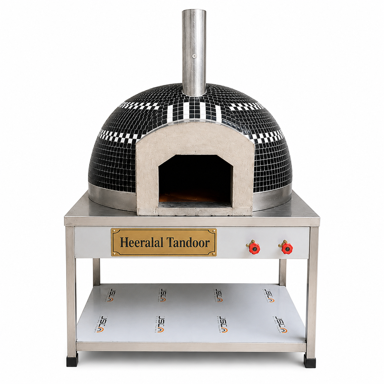 Pizza Oven Black White