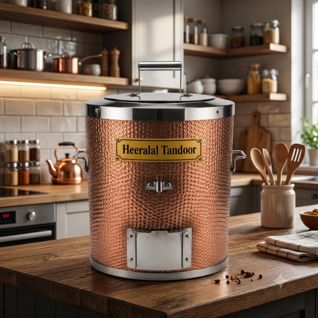 Home Copper Hammered Tandoor 2