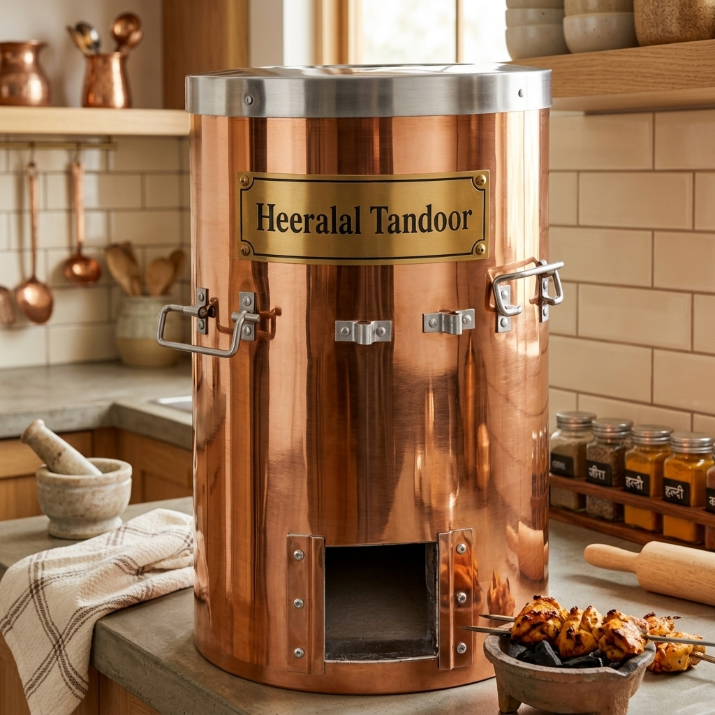Home Metalic Copper Tandoor 2