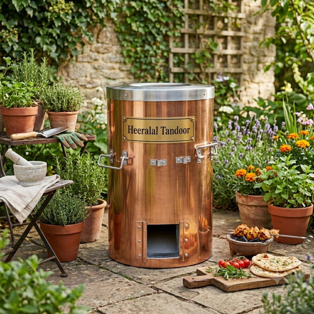 Home Metalic Copper Tandoor 3